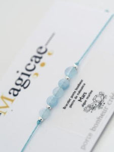 Bracelet pierres semi-précieuses (mois au choix)