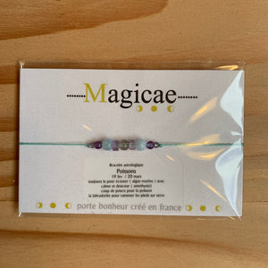 Bracelet pierres semi-précieuses (signes astrologiques)
