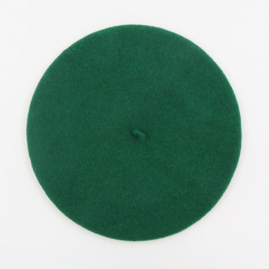 Béret vert 100% laine - TU