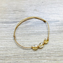 Charger l&#39;image dans la galerie, Bracelet doré Candy avec pierres semi-précieuses

