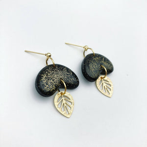 Boucles d’oreilles Nanette noir