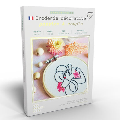 Kit de broderie passion & couple