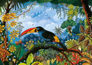 Puzzle Toucan Bleu 1000 pièces
