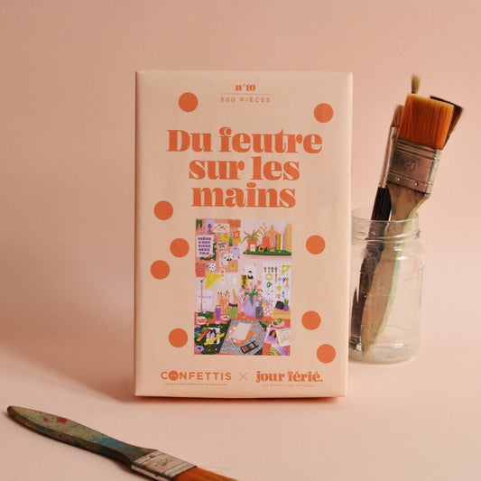 Puzzle Du feutre sur les mains