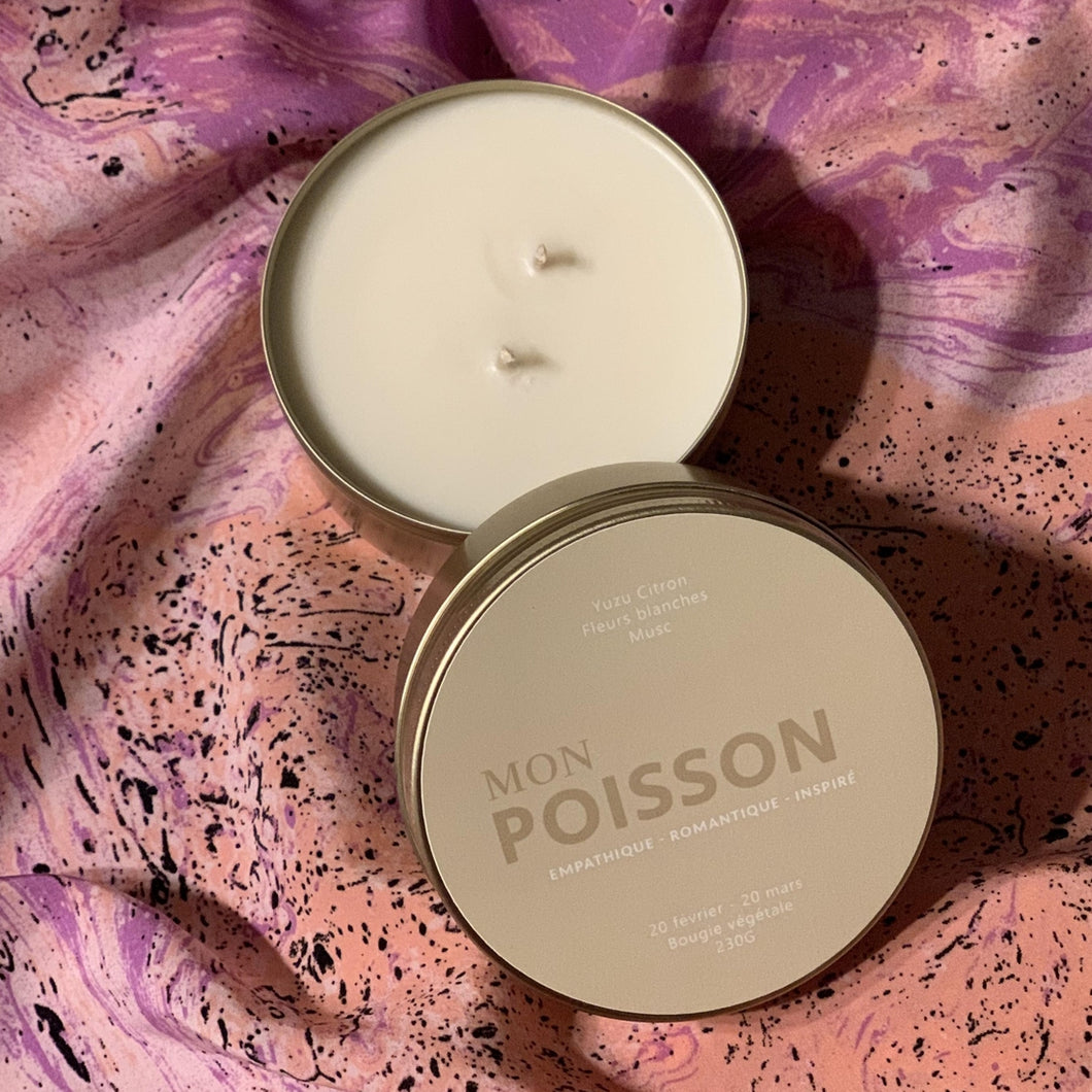 Bougie Astrologique Poisson