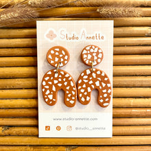 Charger l&#39;image dans la galerie, Boucles d’oreilles Lisette Terre de Sienne
