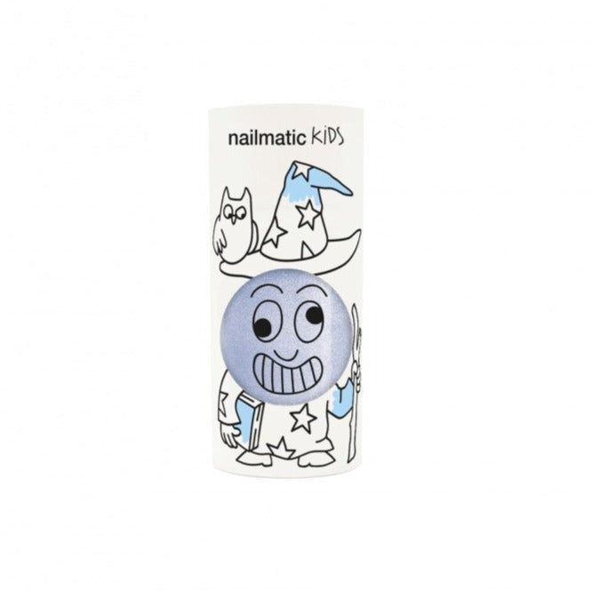 Vernis enfant base eau Merlin - bleu nacré