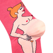 Charger l&#39;image dans la galerie, Chaussettes Femme enceinte rousse T35-44
