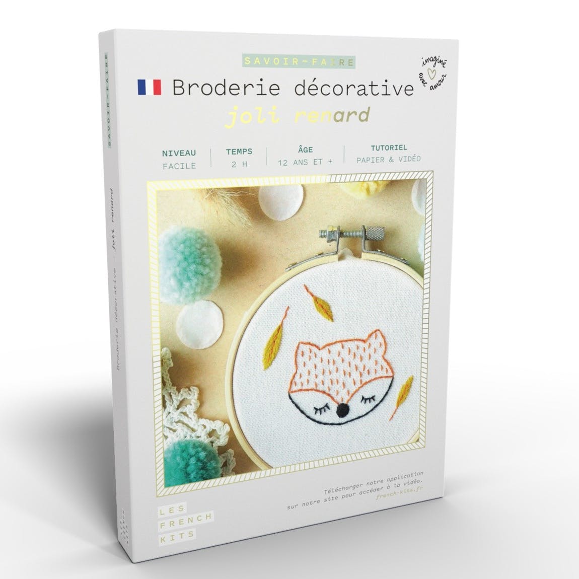 Kit de broderie Joli Renard