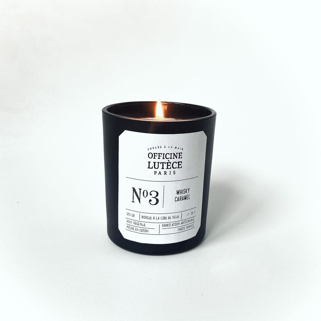 Bougie N°3 Whisky & caramel