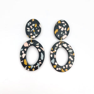 Boucles d’oreilles Suzette noir