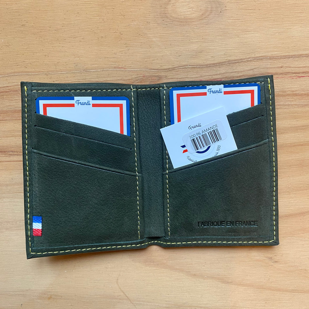 Porte-cartes vert