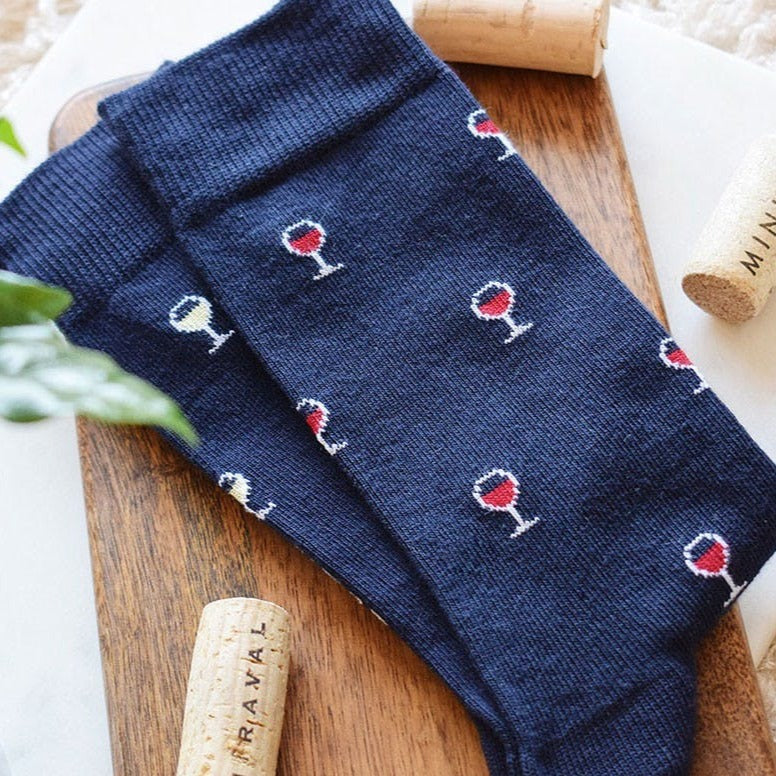 Chaussettes Verres de vin