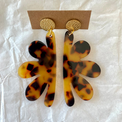 Boucles d’oreilles Poupette léopard