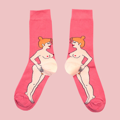 Chaussettes Femme enceinte rousse T35-44