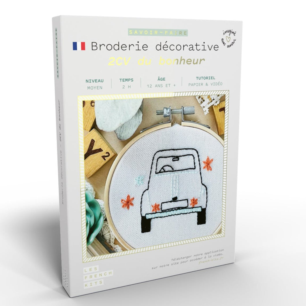 Kit de broderie 2CV du bonheur