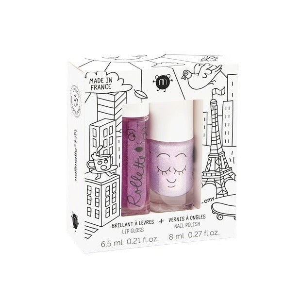 Coffret duo rollette + vernis enfant -  Lovely city