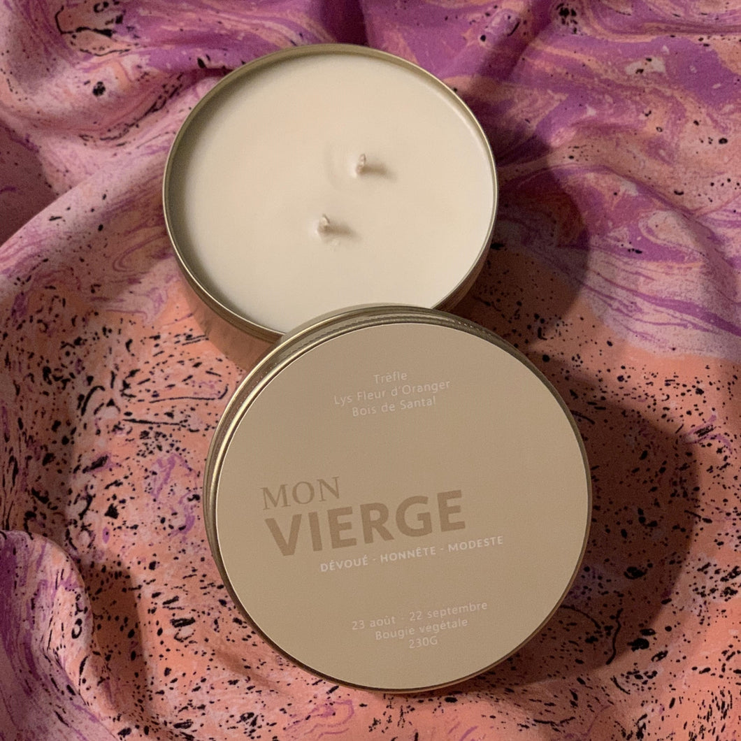 Bougie Astrologique Vierge