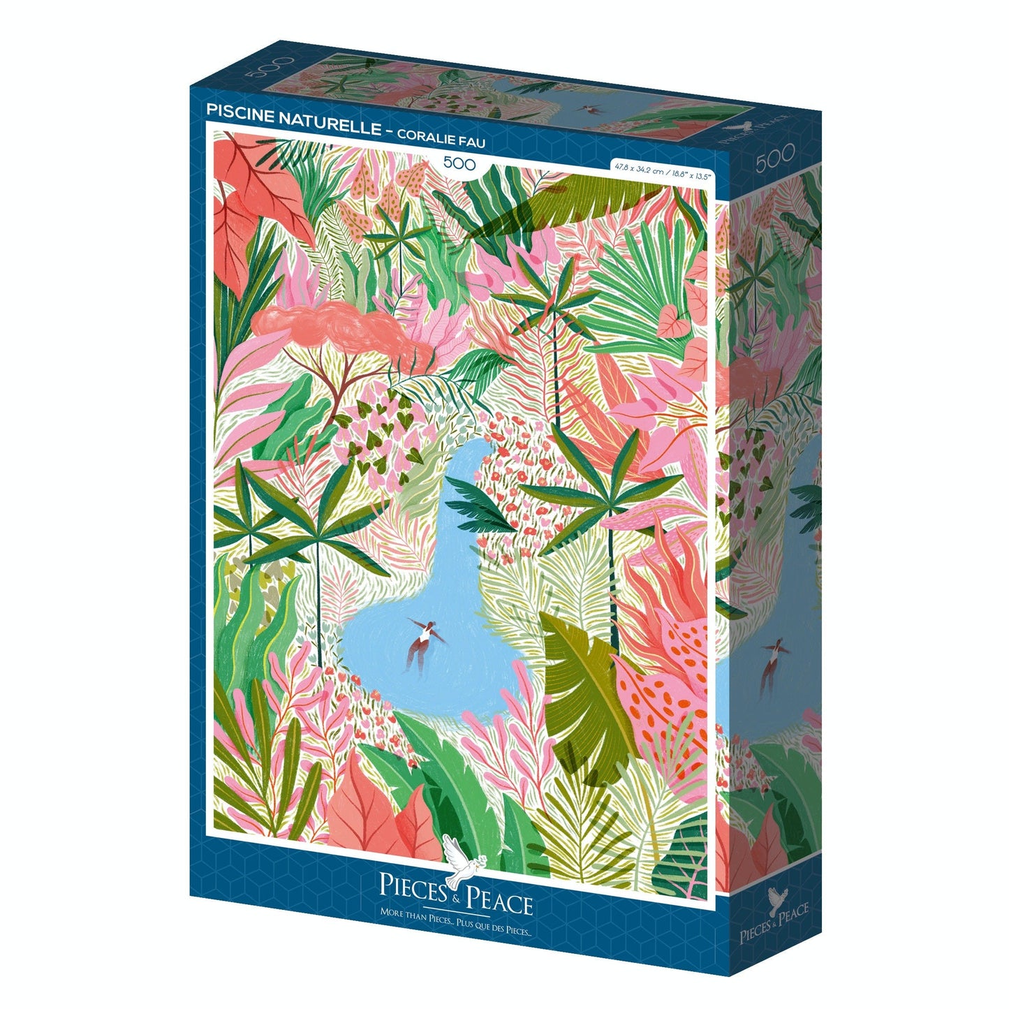 Puzzle Piscine naturelle 500 pièces