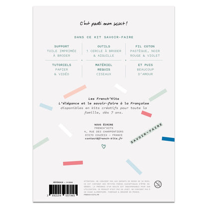 Kit de broderie Toi et moi