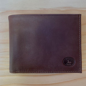 Portefeuille italien marron foncé