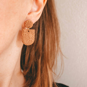 Boucles d’oreilles Nala latte