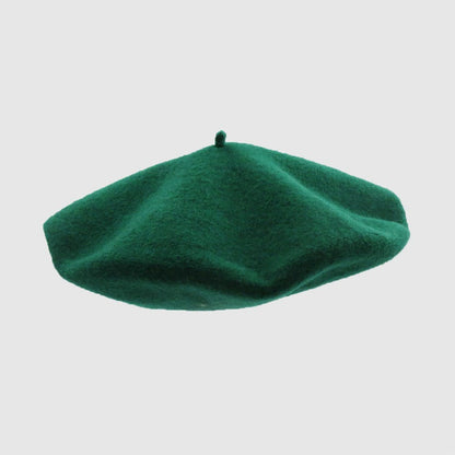 Béret vert 100% laine - TU