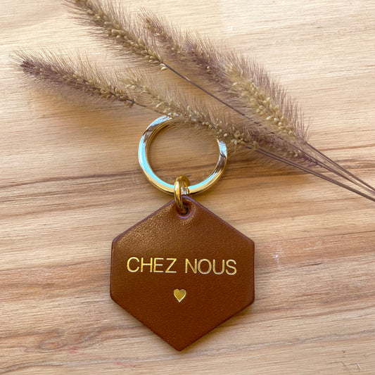 Porte-clés Chez nous <3