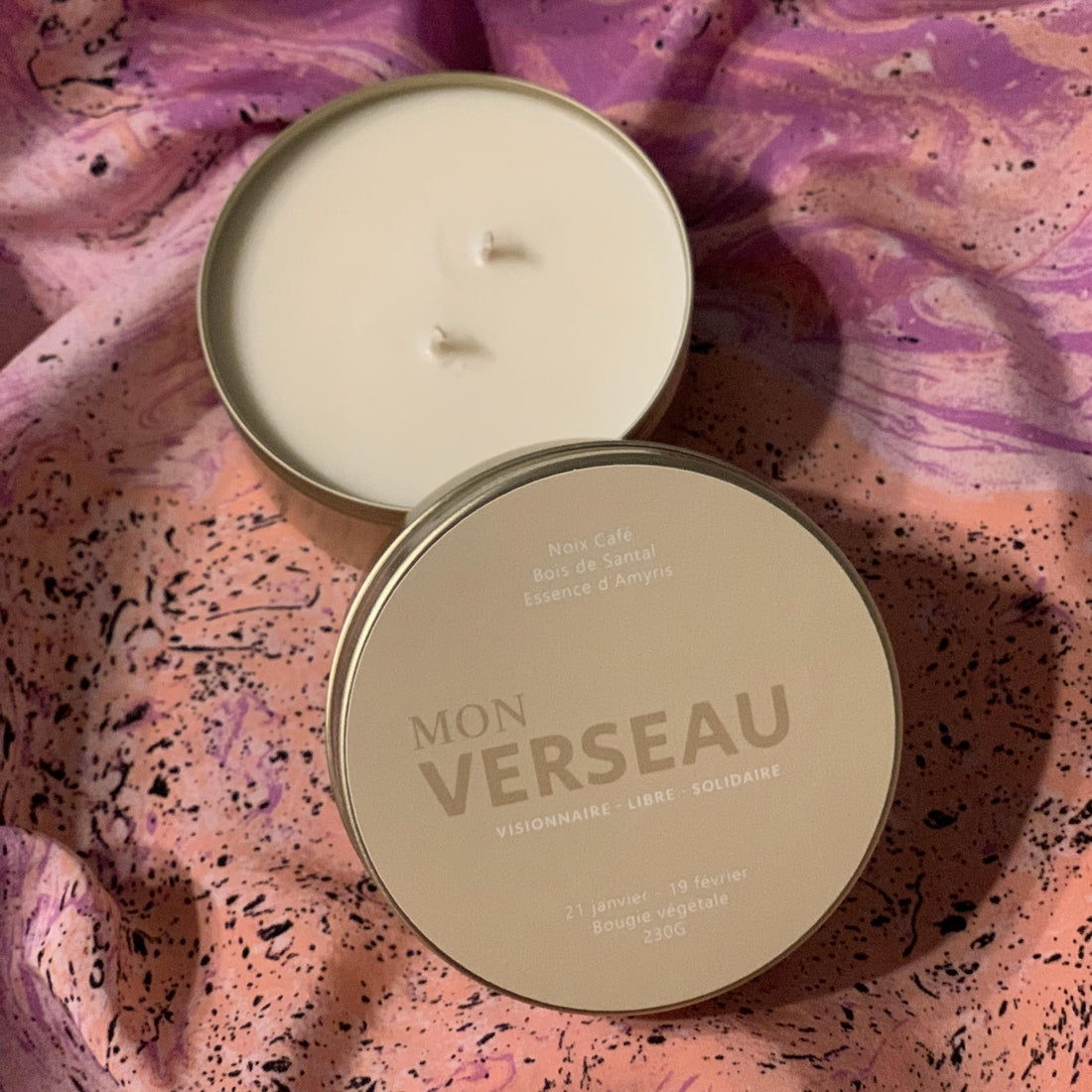Bougie Astrologique Verseau