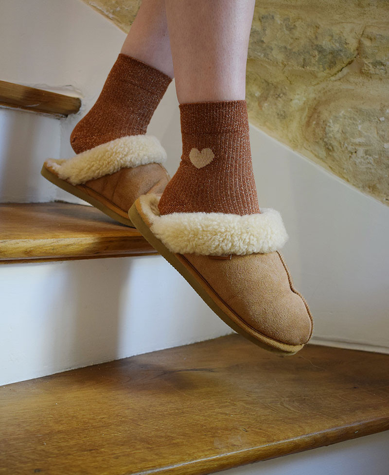 Chaussettes La femme Adèle ocre