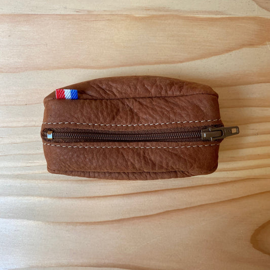 Porte-monnaie grain de café marron