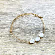 Charger l&#39;image dans la galerie, Bracelet doré Candy avec pierres semi-précieuses
