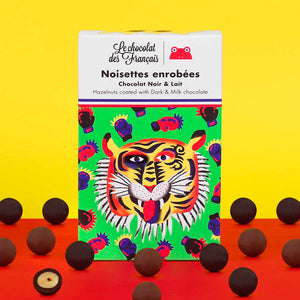 Noisettes enrobées de chocolat - Tigre