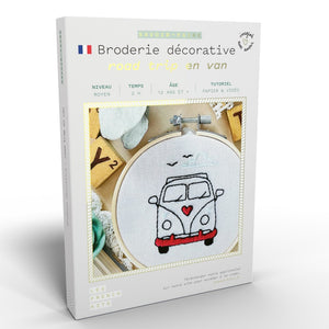 Kit de broderie Road trip en van