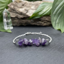 Charger l&#39;image dans la galerie, Bracelet argenté Magic’ avec pierres semi-précieuses
