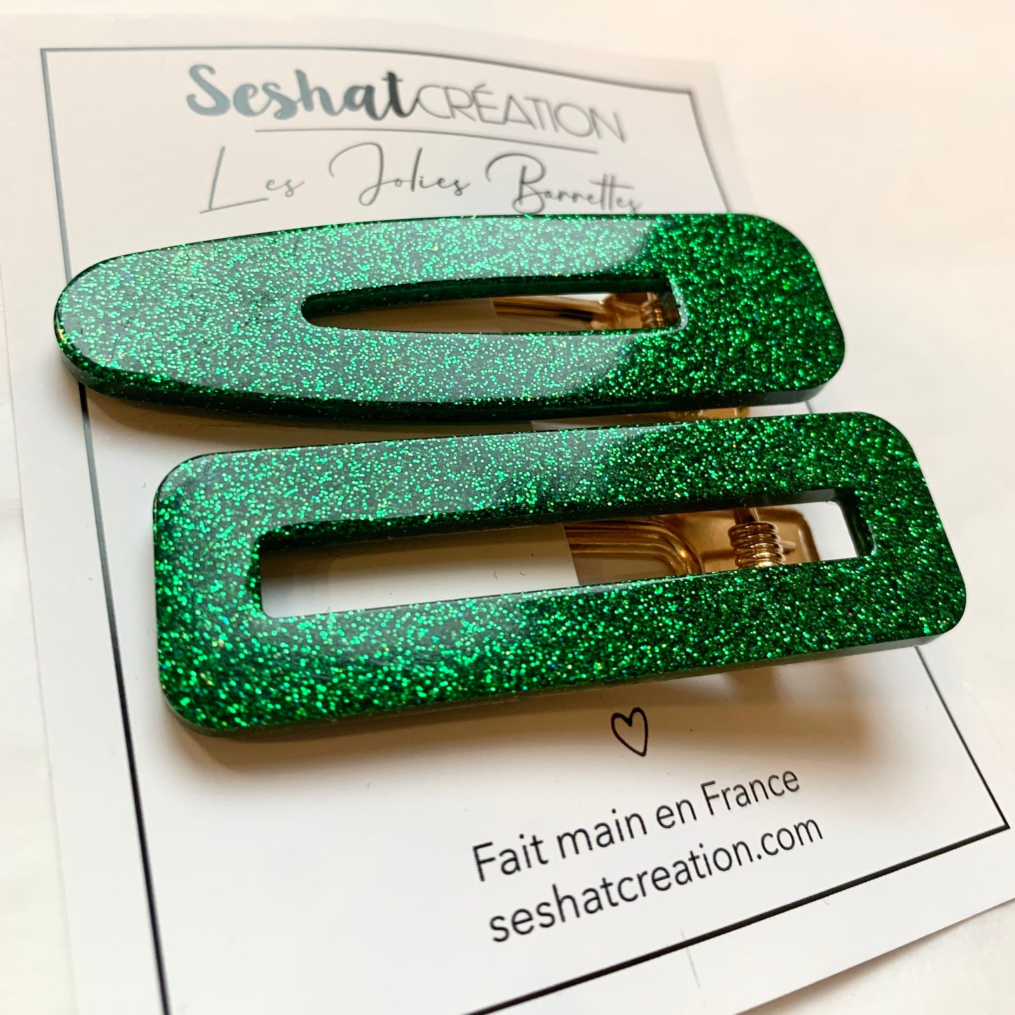 Duo de barrettes modèle N°15
