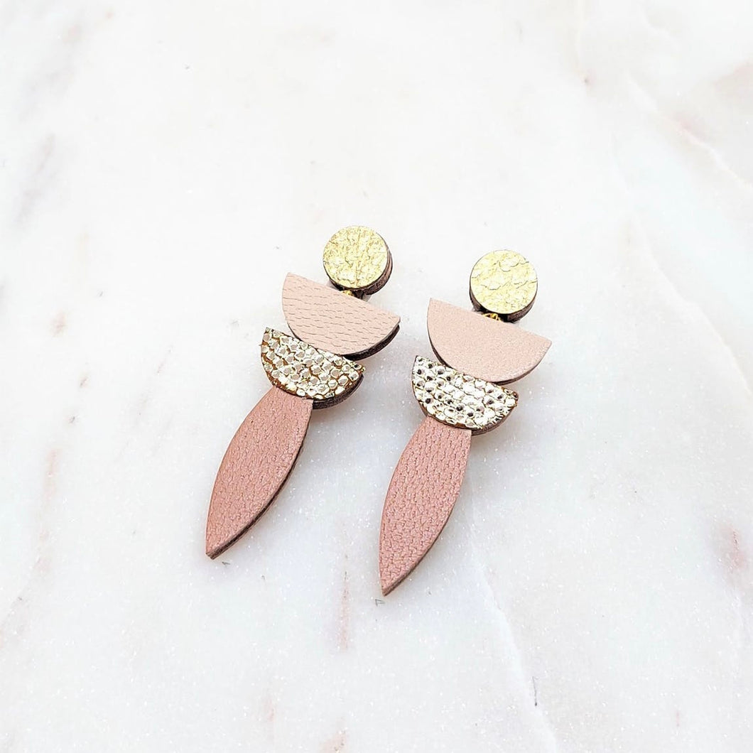 Boucles d’oreilles Gala nude