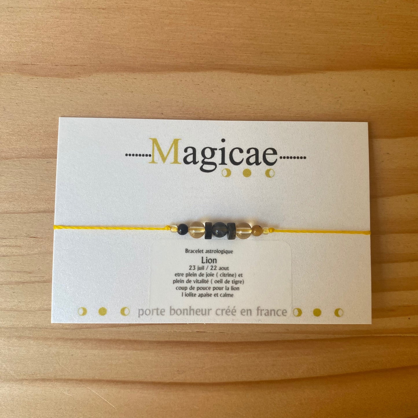 Bracelet pierres semi-précieuses (signes astrologiques)