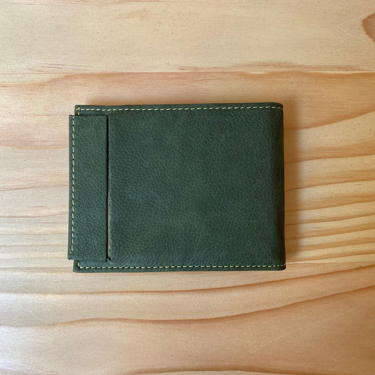 Portefeuille vert slim