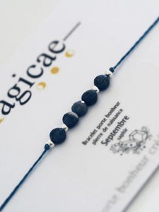Bracelet pierres semi-précieuses (mois au choix)