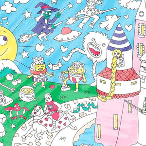 Poster à colorier Magic
