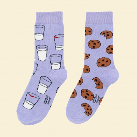 Chaussettes Cookies et Verres de lait T35-44