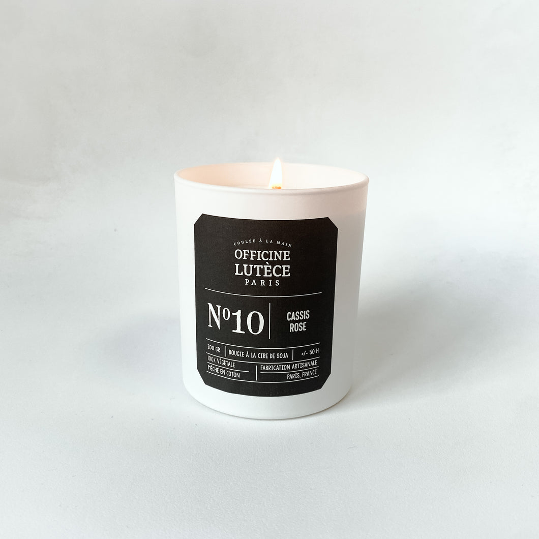 Bougie N°10 Cassis rose