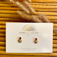 Charger l&#39;image dans la galerie, Boucles d&#39;oreilles Belle cornaline

