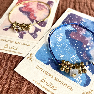 Bracelet Fabuleuses nébuleuses (coloris au choix)