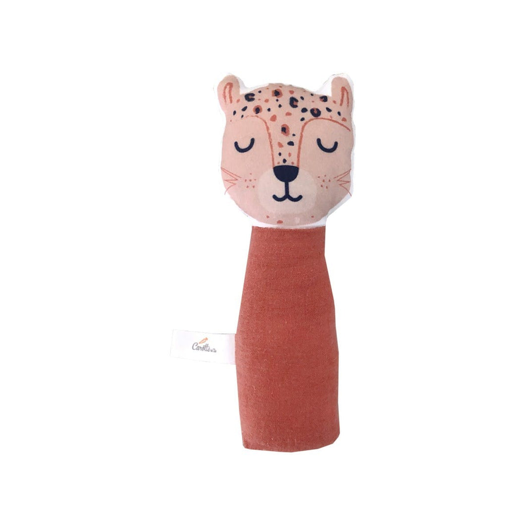 Hochet Panthère corail