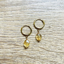 Charger l&#39;image dans la galerie, Créoles Candy avec pierres semi-précieuses

