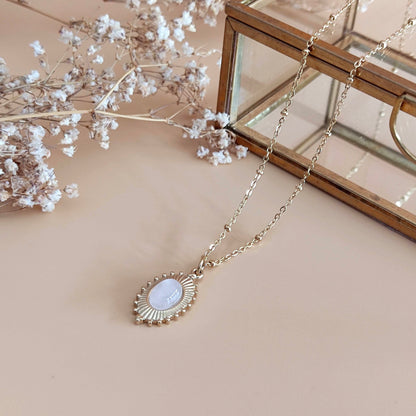 Collier La passionnée quartz rose