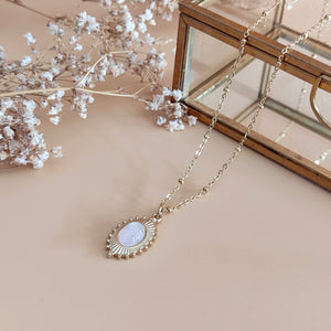 Collier La passionnée quartz rose