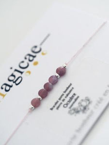 Bracelet pierres semi-précieuses (mois au choix)